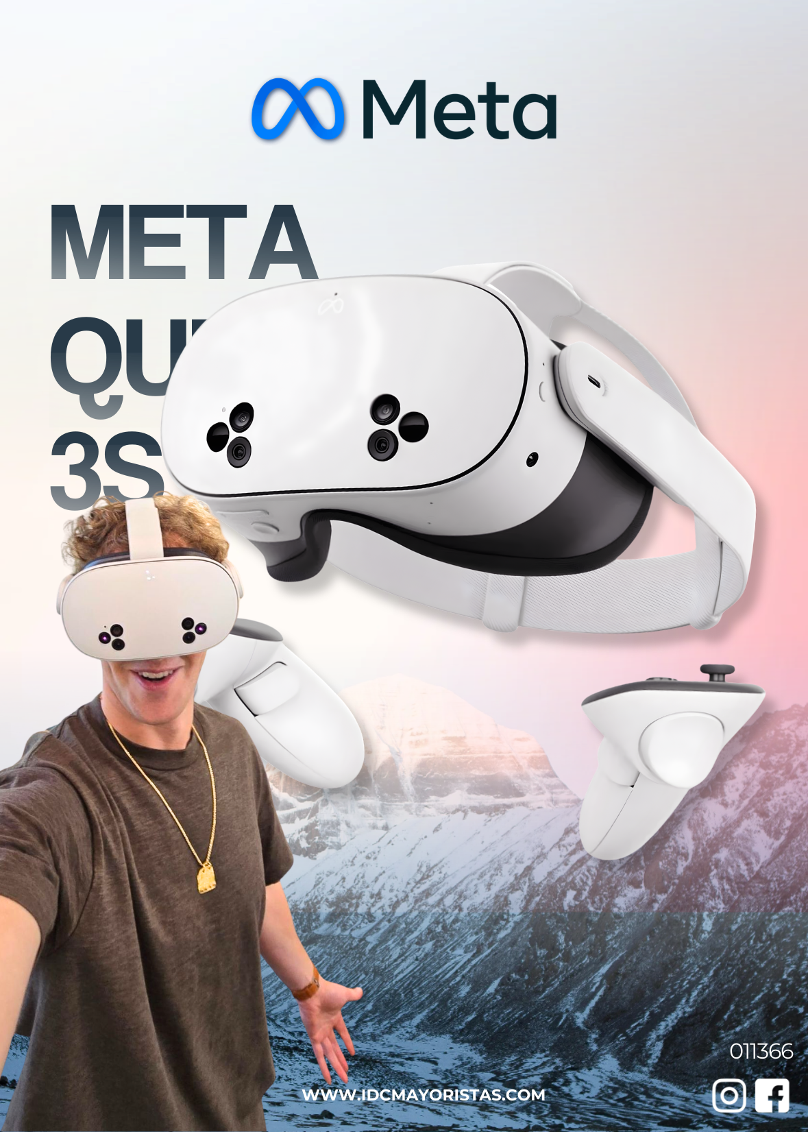 Headset Meta Quest 3s 128gb All-in-one Virtual Reality Headset